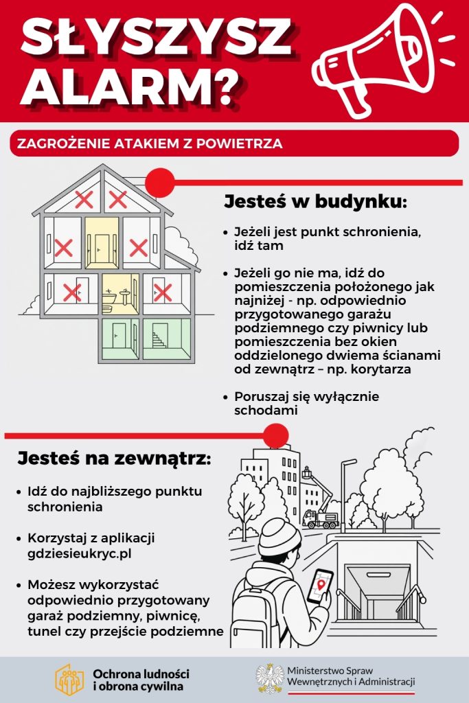 Warto wiedzieć, jak zachować się w sytuacji zagrożenia!