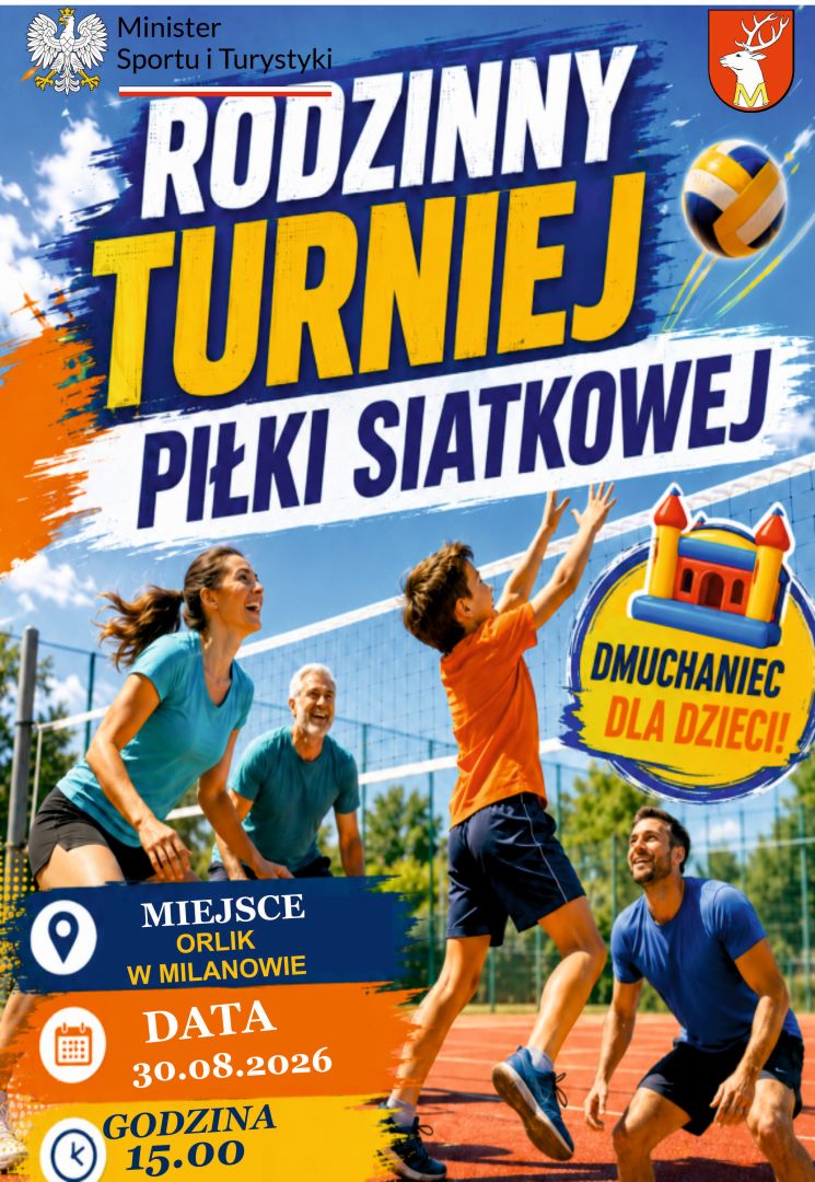 Rodzinny Turniej Piłki Siatkowej w Milanowie