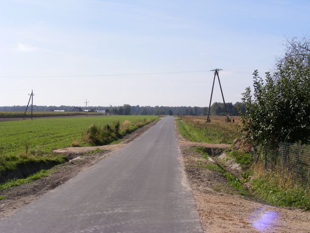 Budowa drogi w Czeberakach